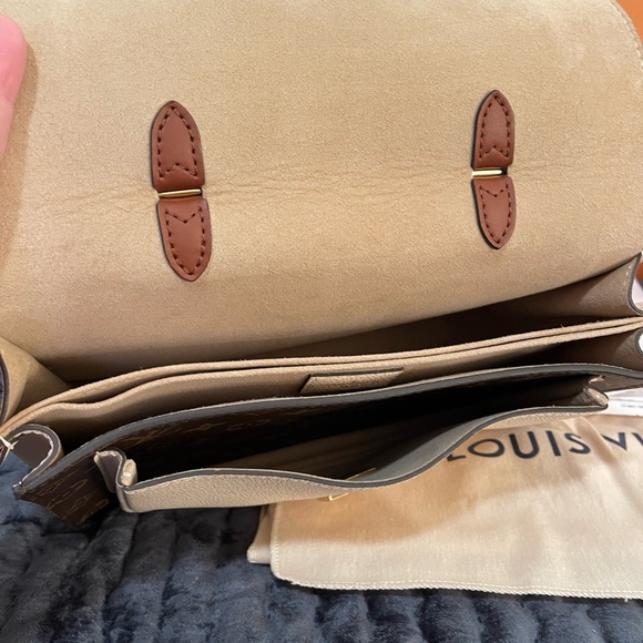 Louis Vuitton Monogram Brown and Red Satchel - Picture 5 of 6